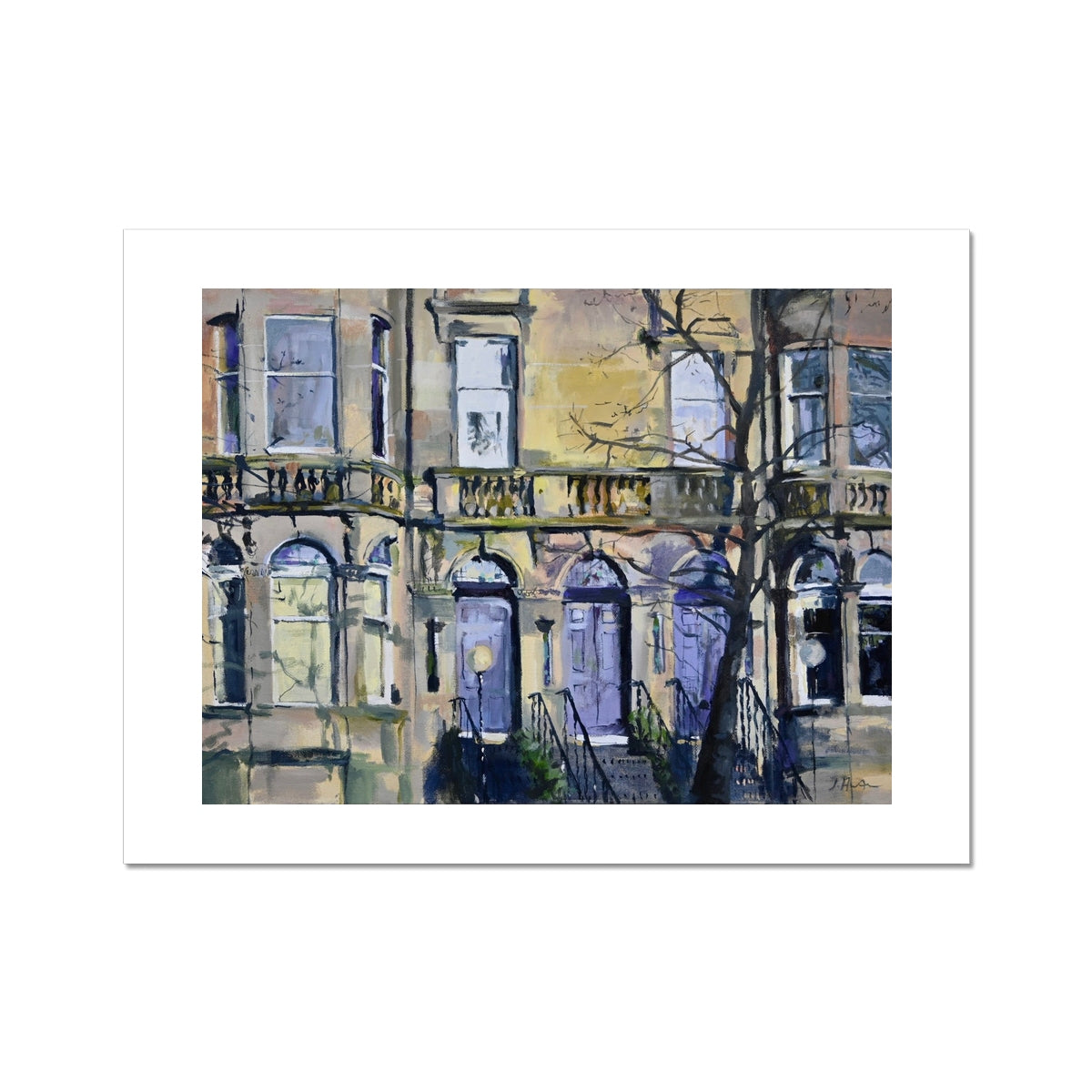 Queens Drive, Glasgow, Fine Art Print on Paper