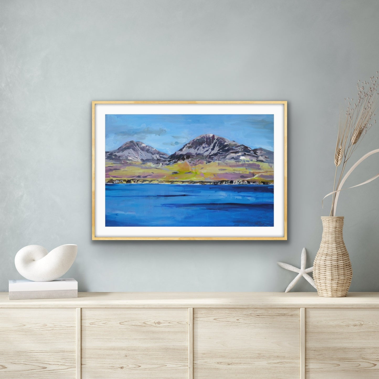 Paps of Jura, Isle of Islay, Fine Art Print on Paper