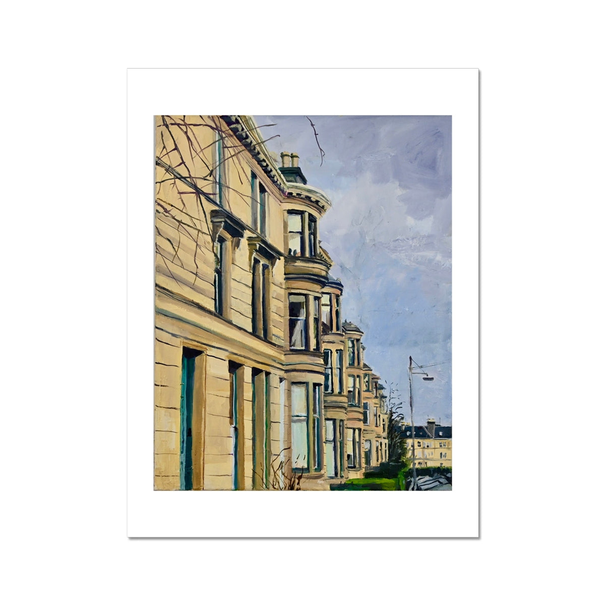 Glencairn Drive, Glasgow, Fine Art Print on Paper