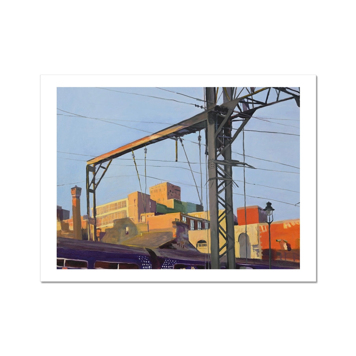 Coming into Central Train Station, Fine Art Print on Paper