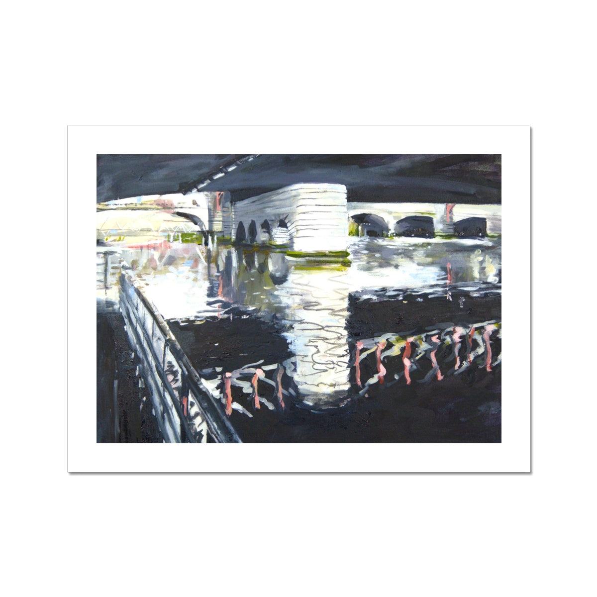 Under The Bridge, Fine Art Print on Paper