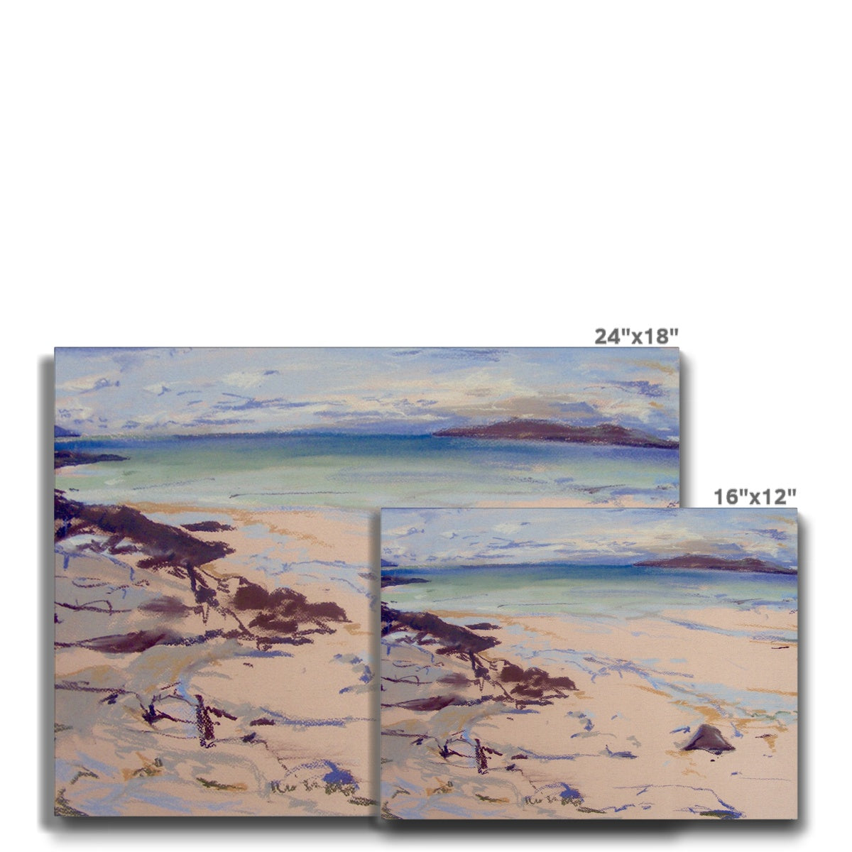 Luskentyre, Island of Harris, Fine Art Print on Canvas