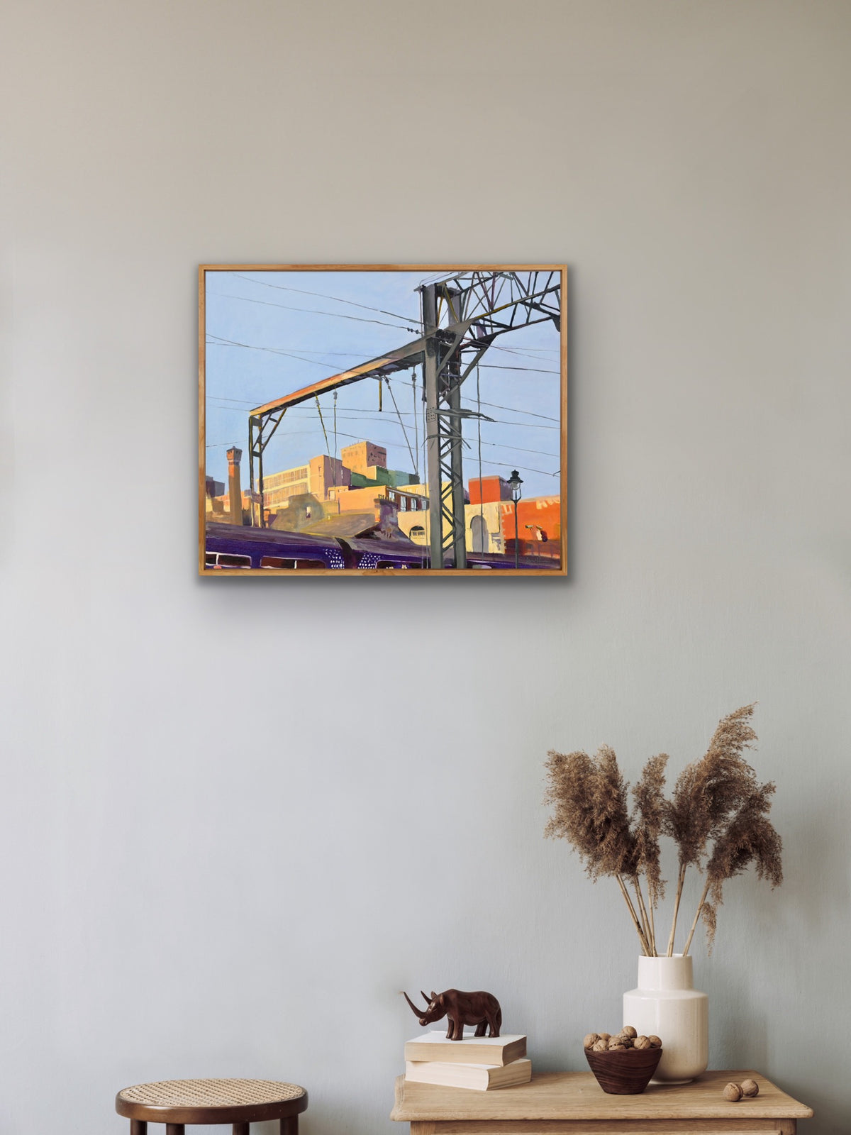 Coming into Glasgow Central | Fine Art Print on Paper | Train Crossing the River Clyde