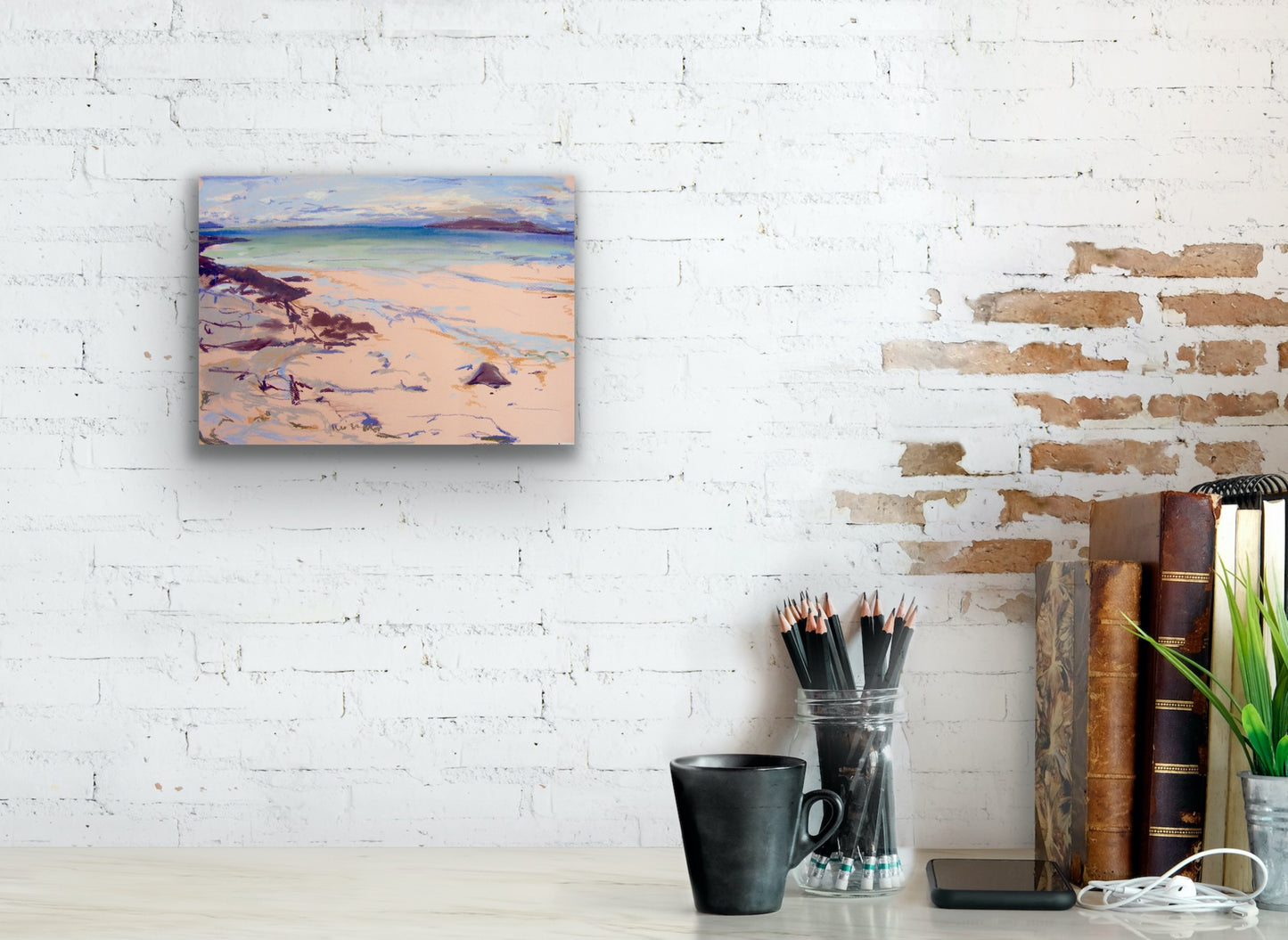 Luskentyre, Island of Harris, Fine Art Print on Canvas