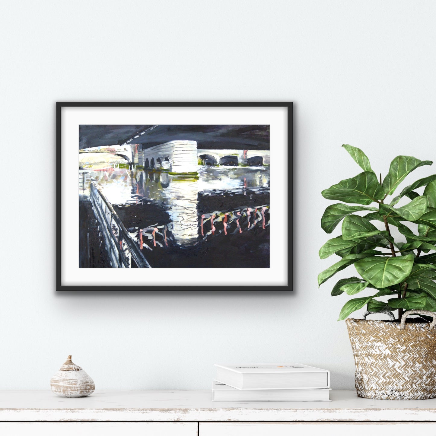 Under The Bridge, Fine Art Print on Paper