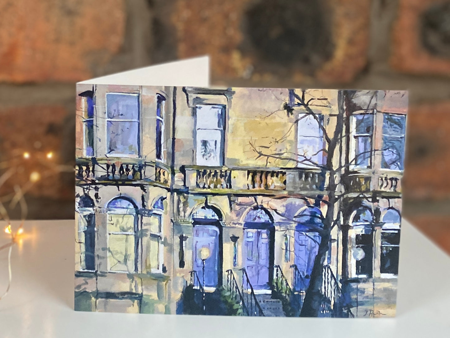 Queens Drive, Glasgow, Greeting Card