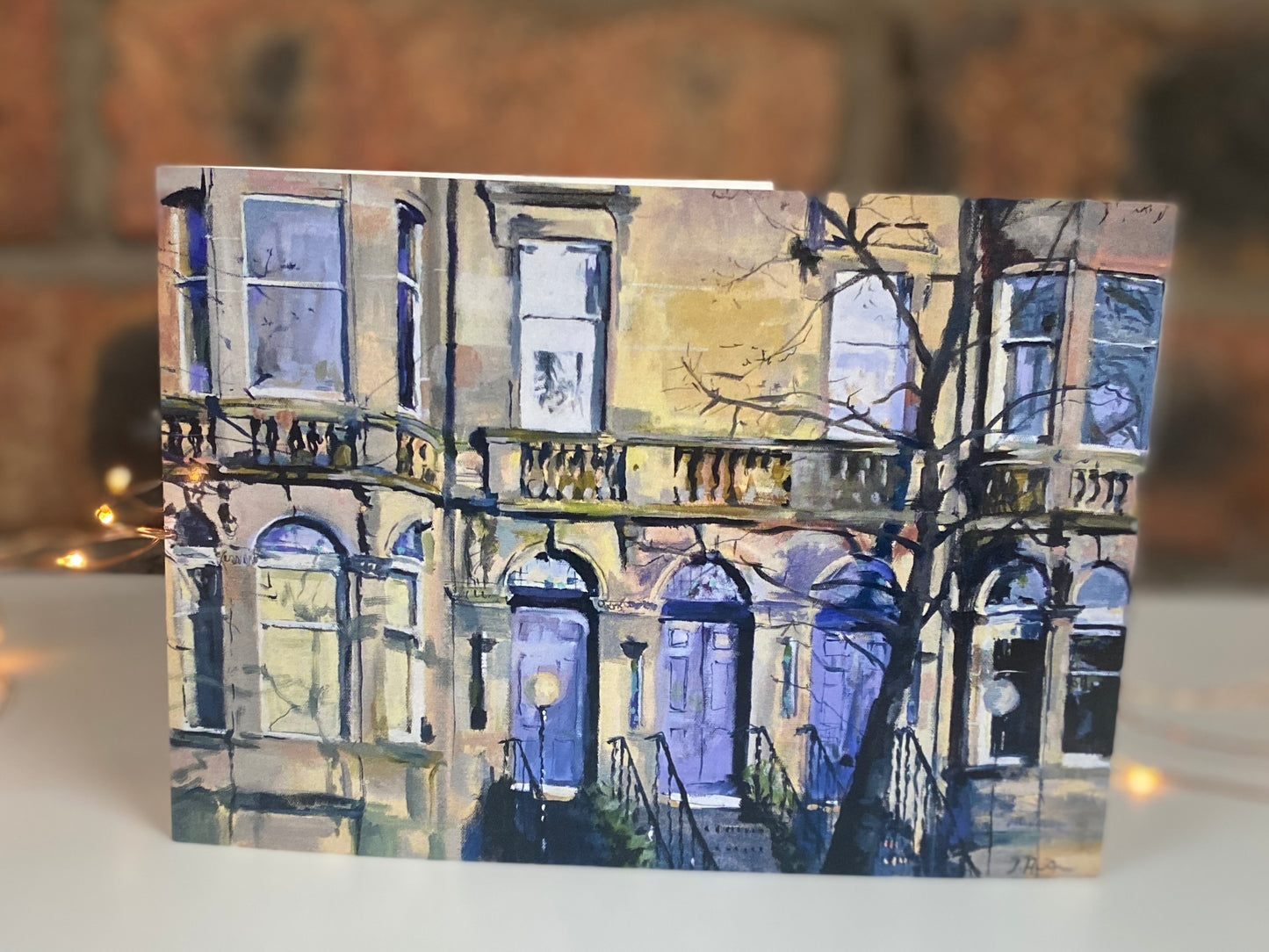 Queens Drive, Glasgow, Greeting Card