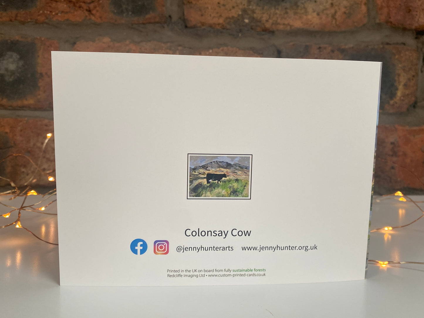 Colonsay Cow, Greeting card
