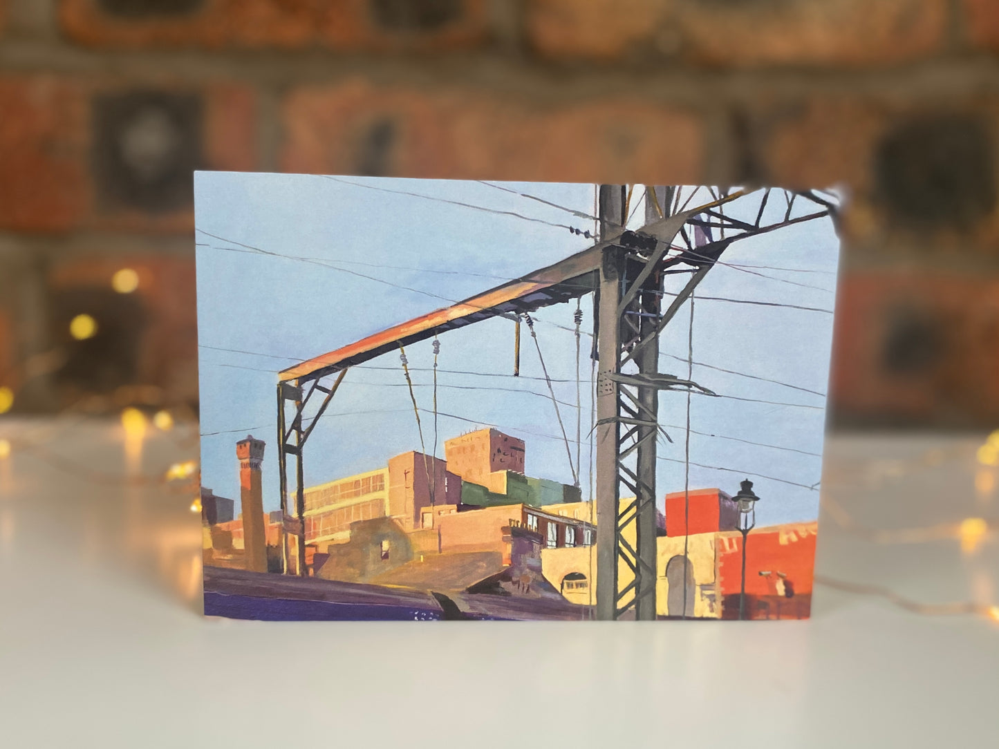 Coming Into Central, Greeting Card