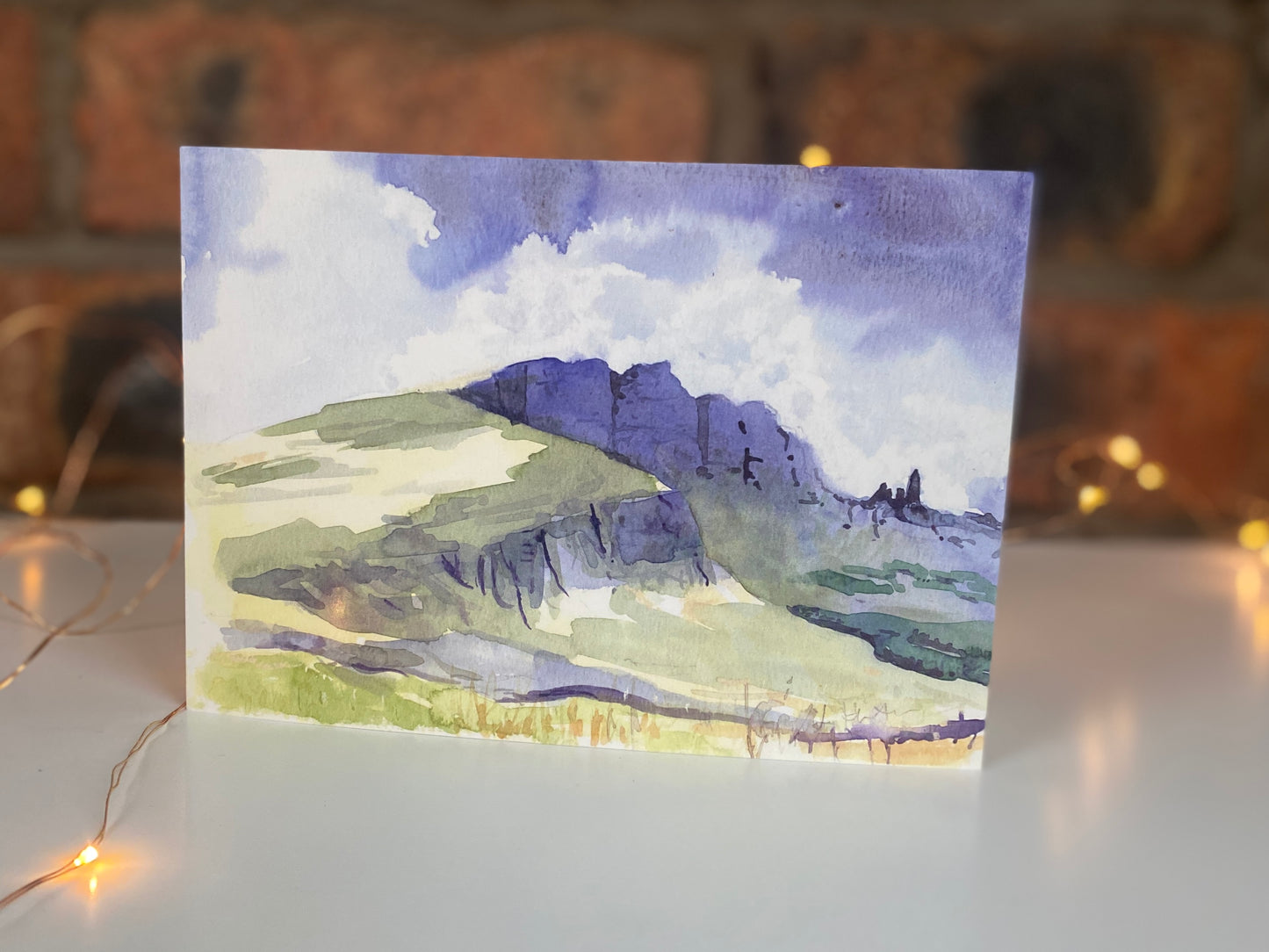 The Old Man of Storr, Isle of Skye, Greeting Card