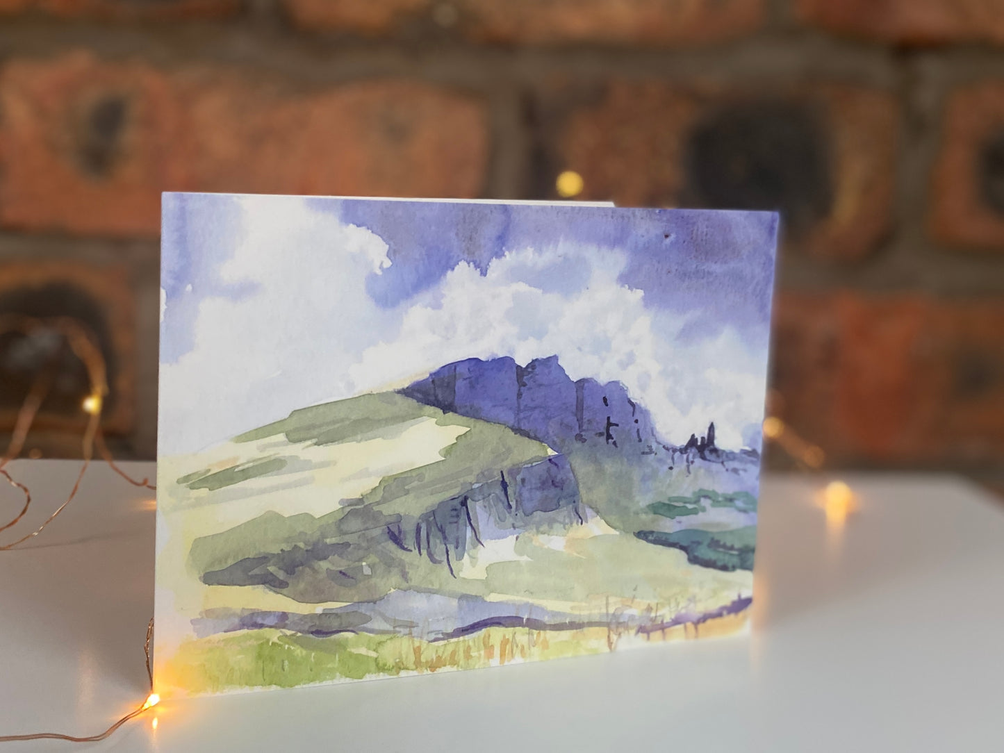 The Old Man of Storr, Isle of Skye, Greeting Card