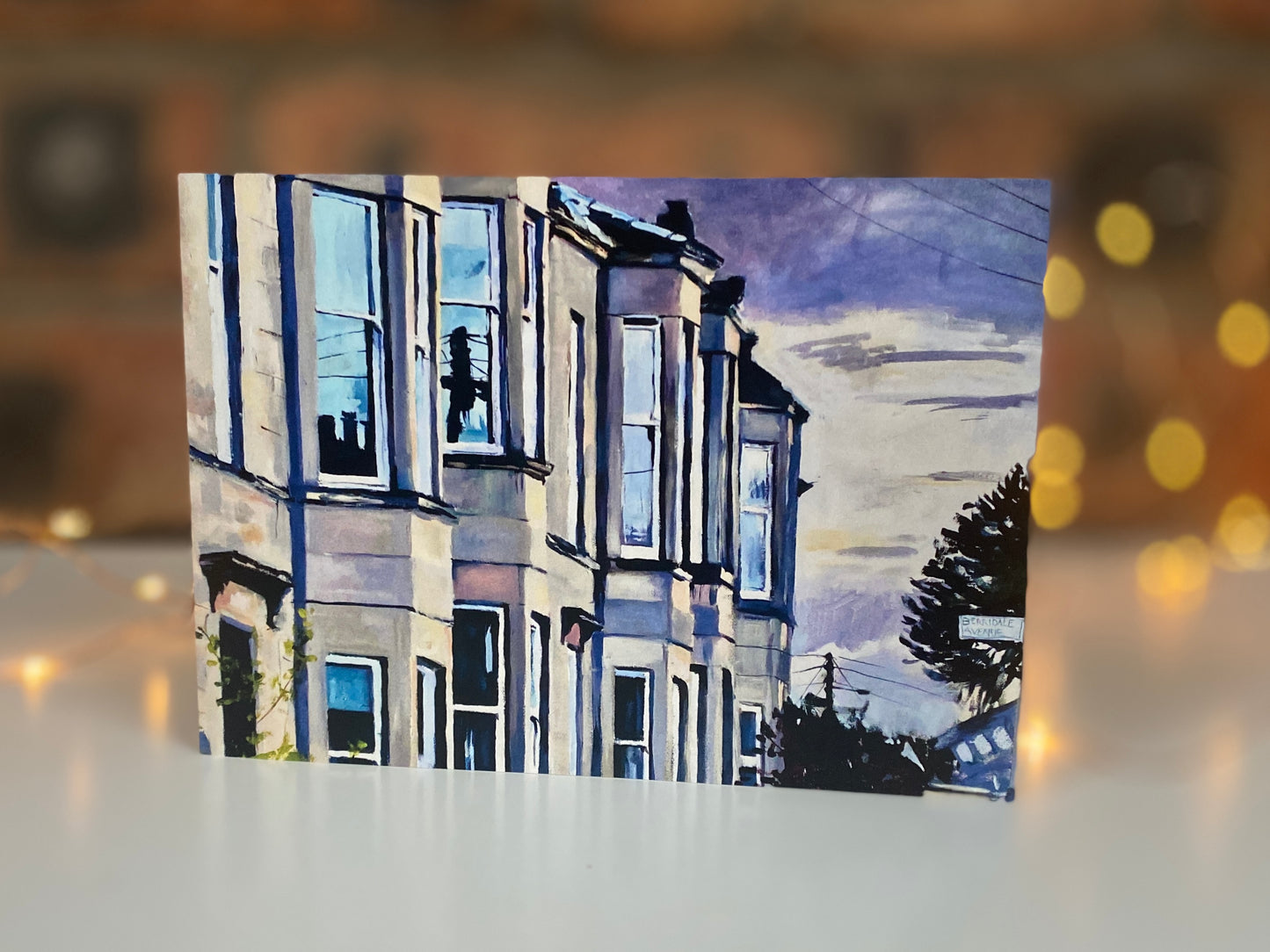 Monkey Puzzle, Glasgow, Greeting Card