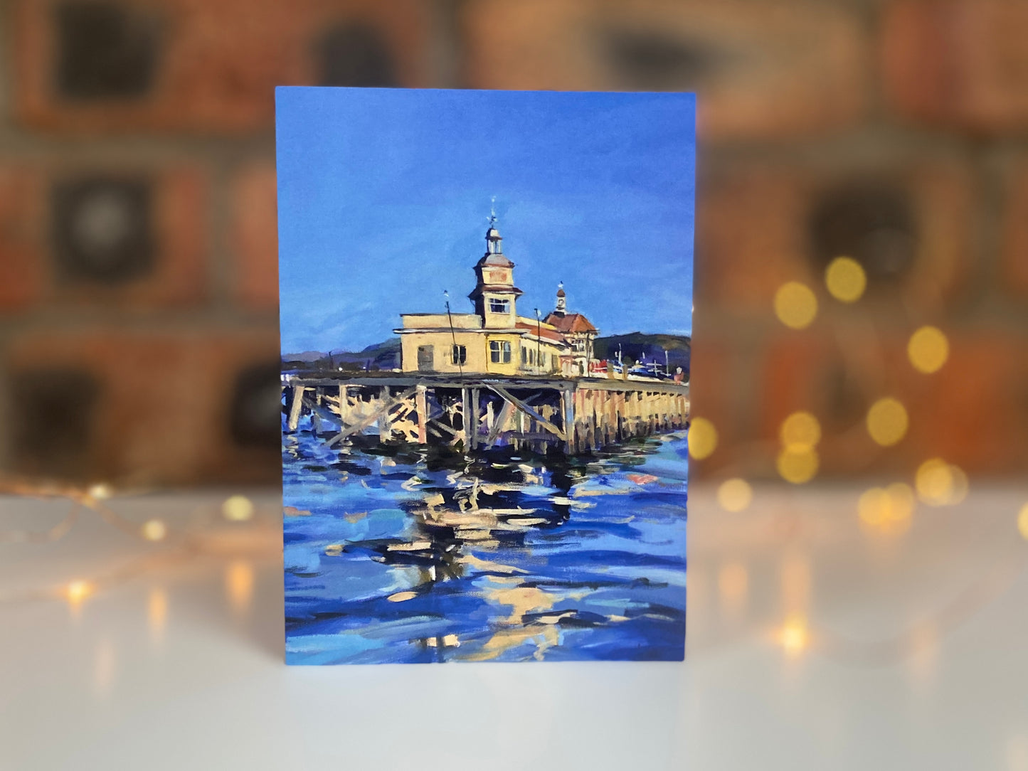 Dunoon Victorian Pier, Greeting Card