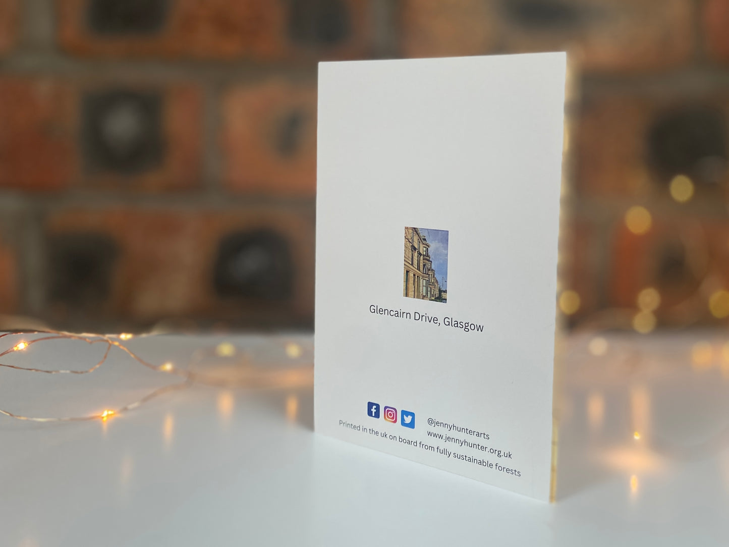 Glencairn Drive, Greeting Card