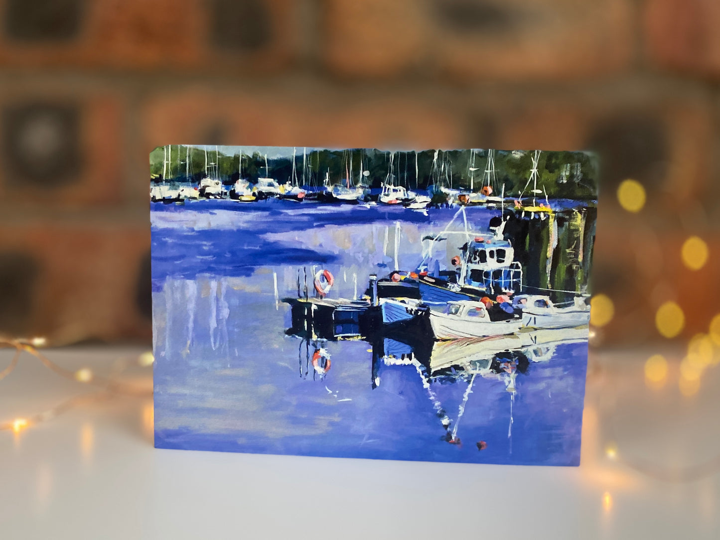 Tarbert Boats, Greeting Card