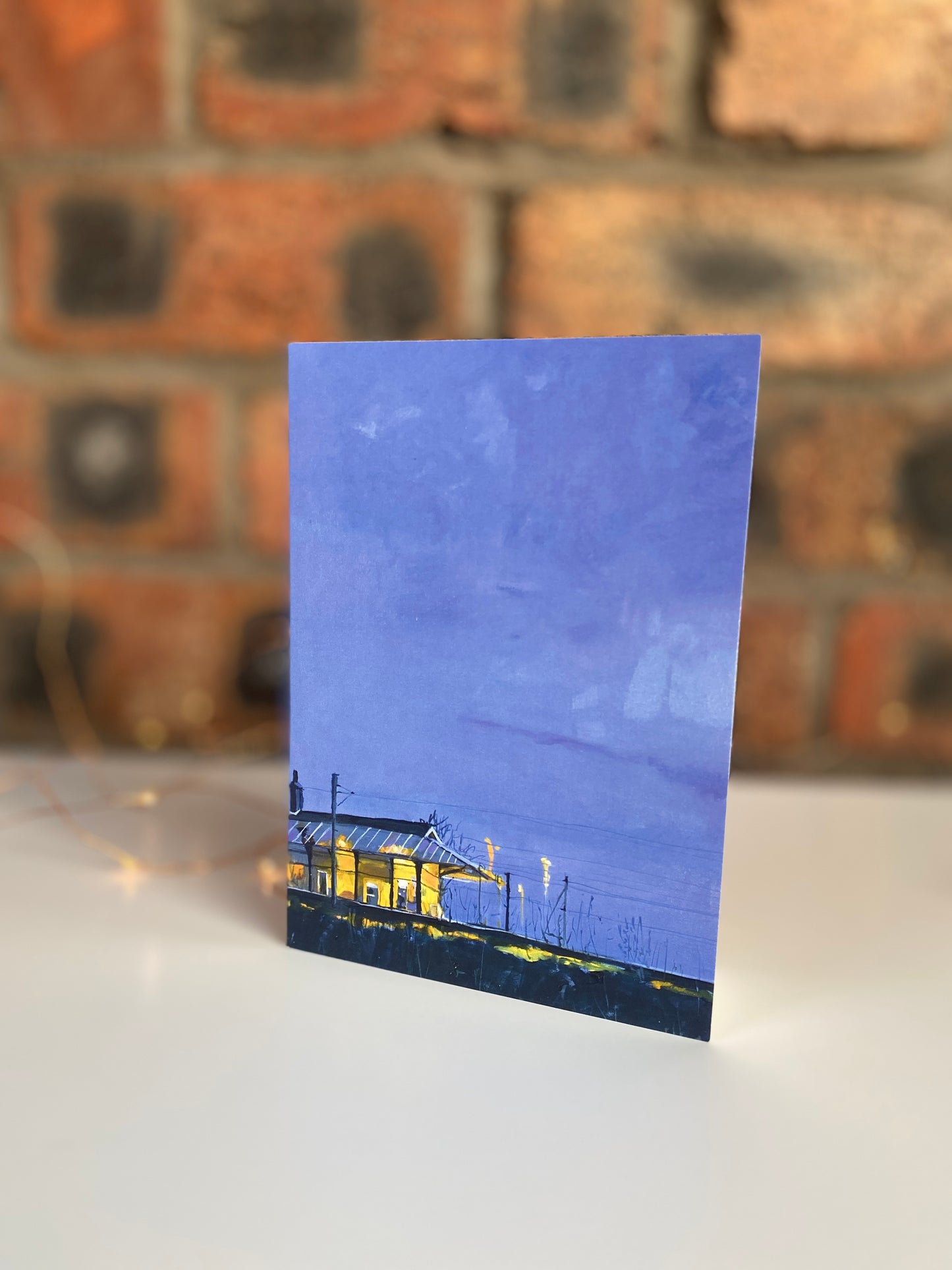 Cathcart Train Station, Glasgow, Greeting Card