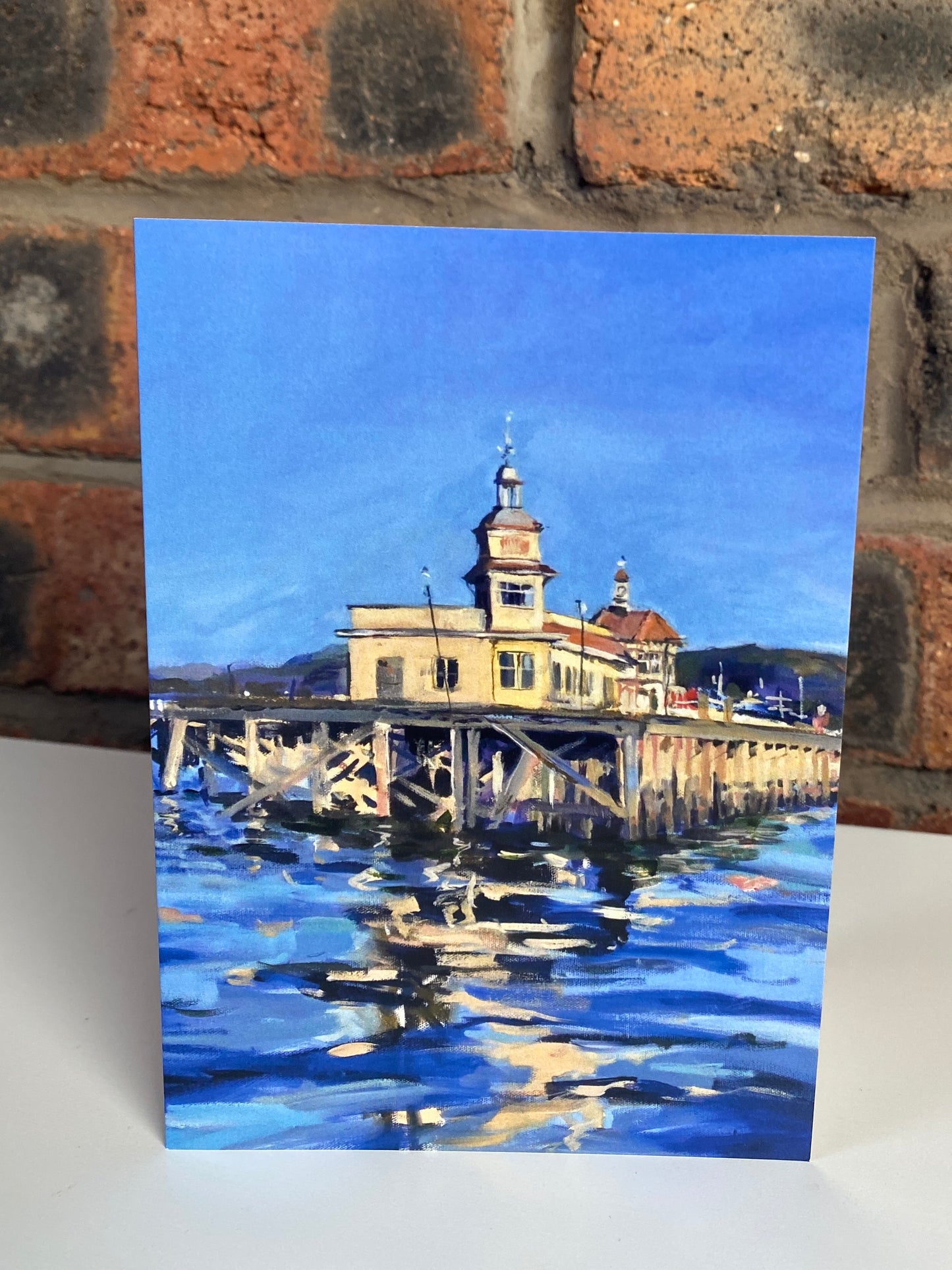 Dunoon Victorian Pier, Greeting Card