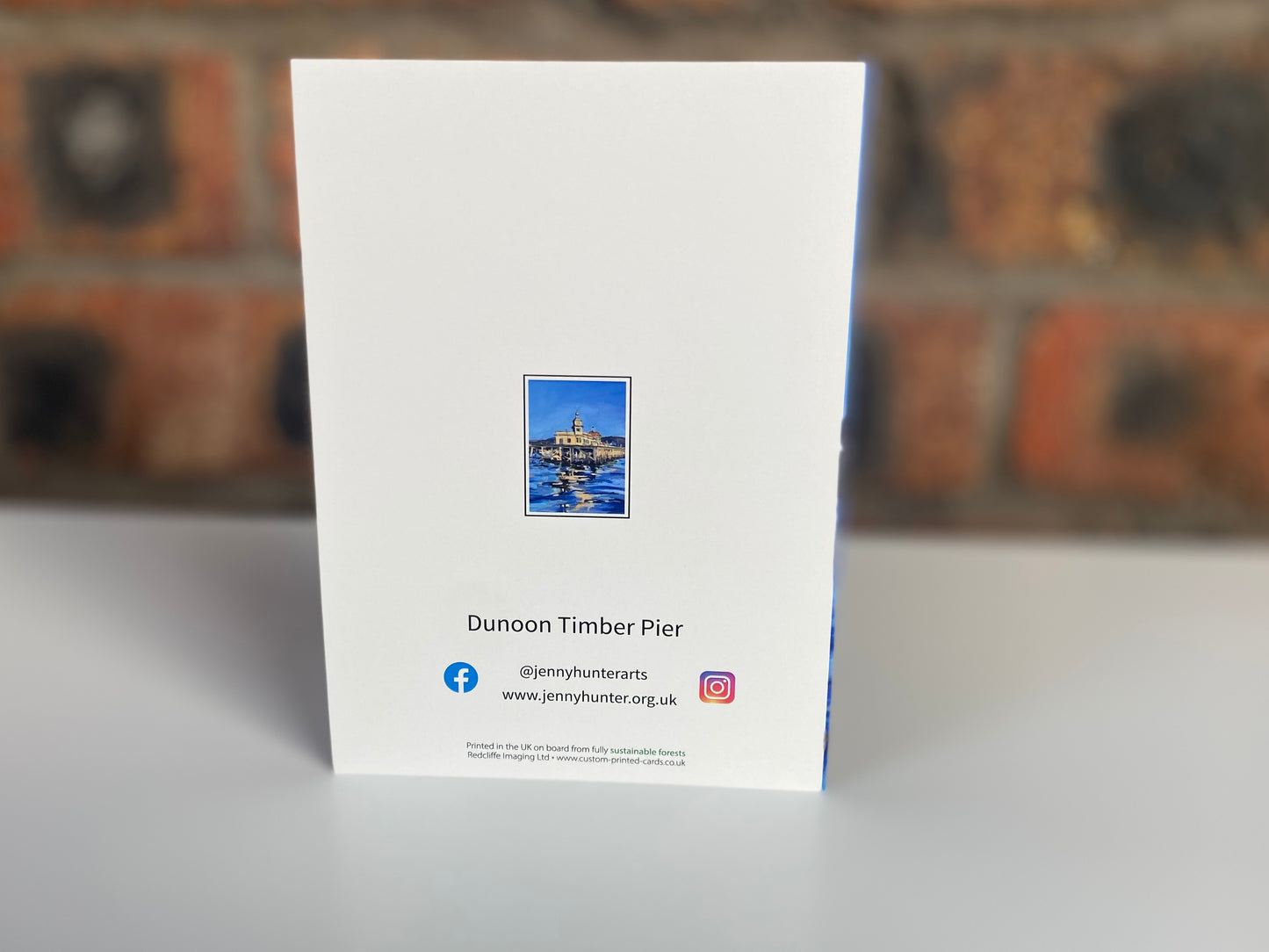 Dunoon Victorian Pier, Greeting Card