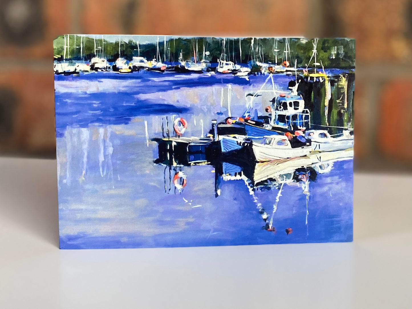 Tarbert Boats, Greeting Card