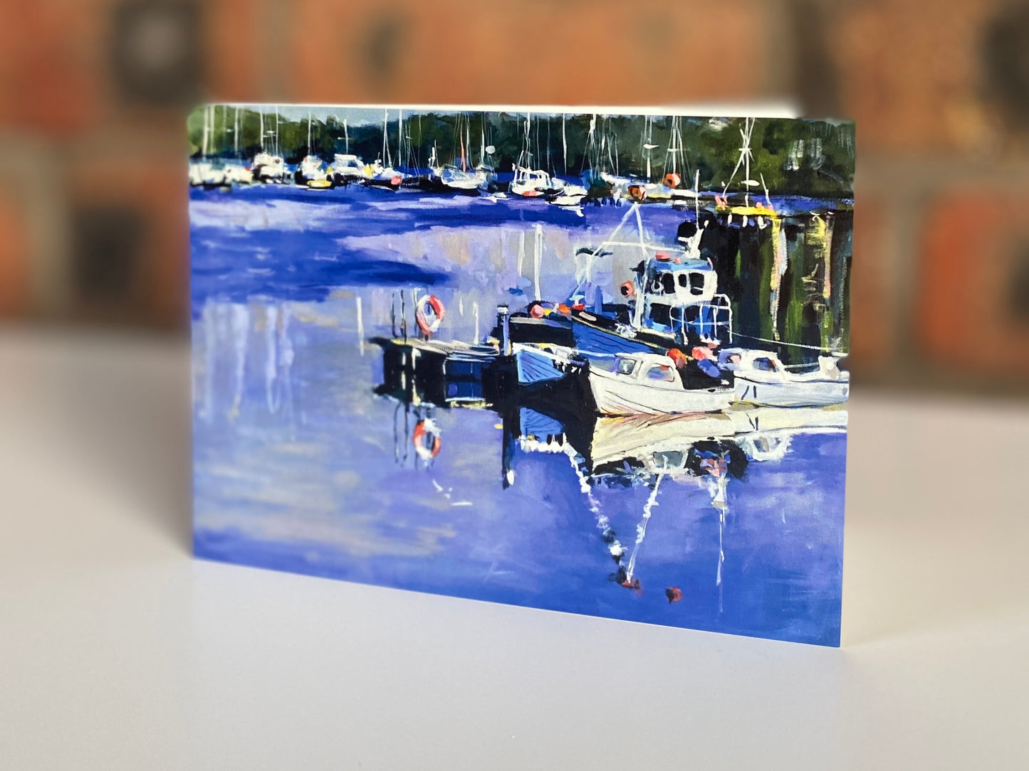 Tarbert Boats, Greeting Card