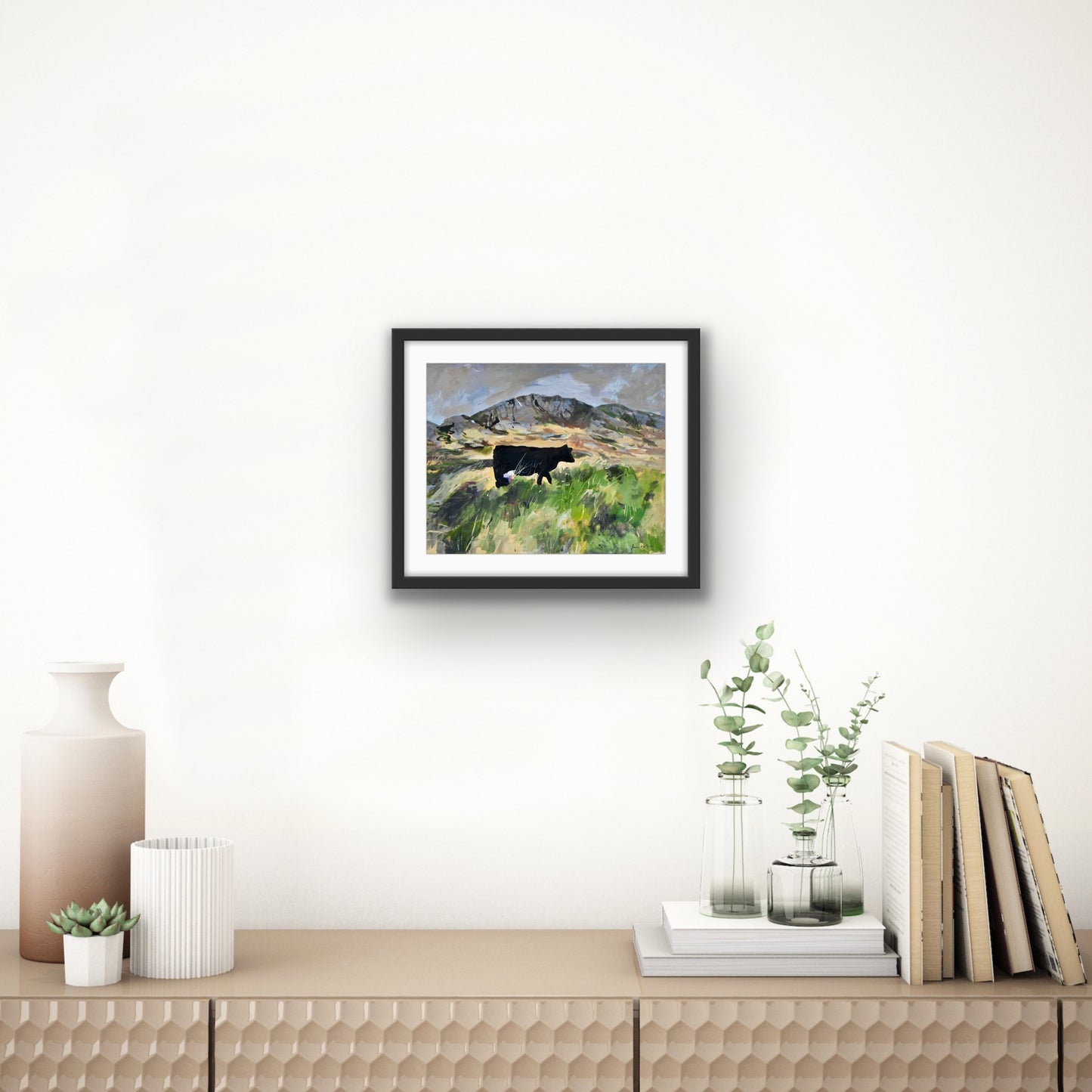 Colonsay Cow, Fine Art Print on Paper