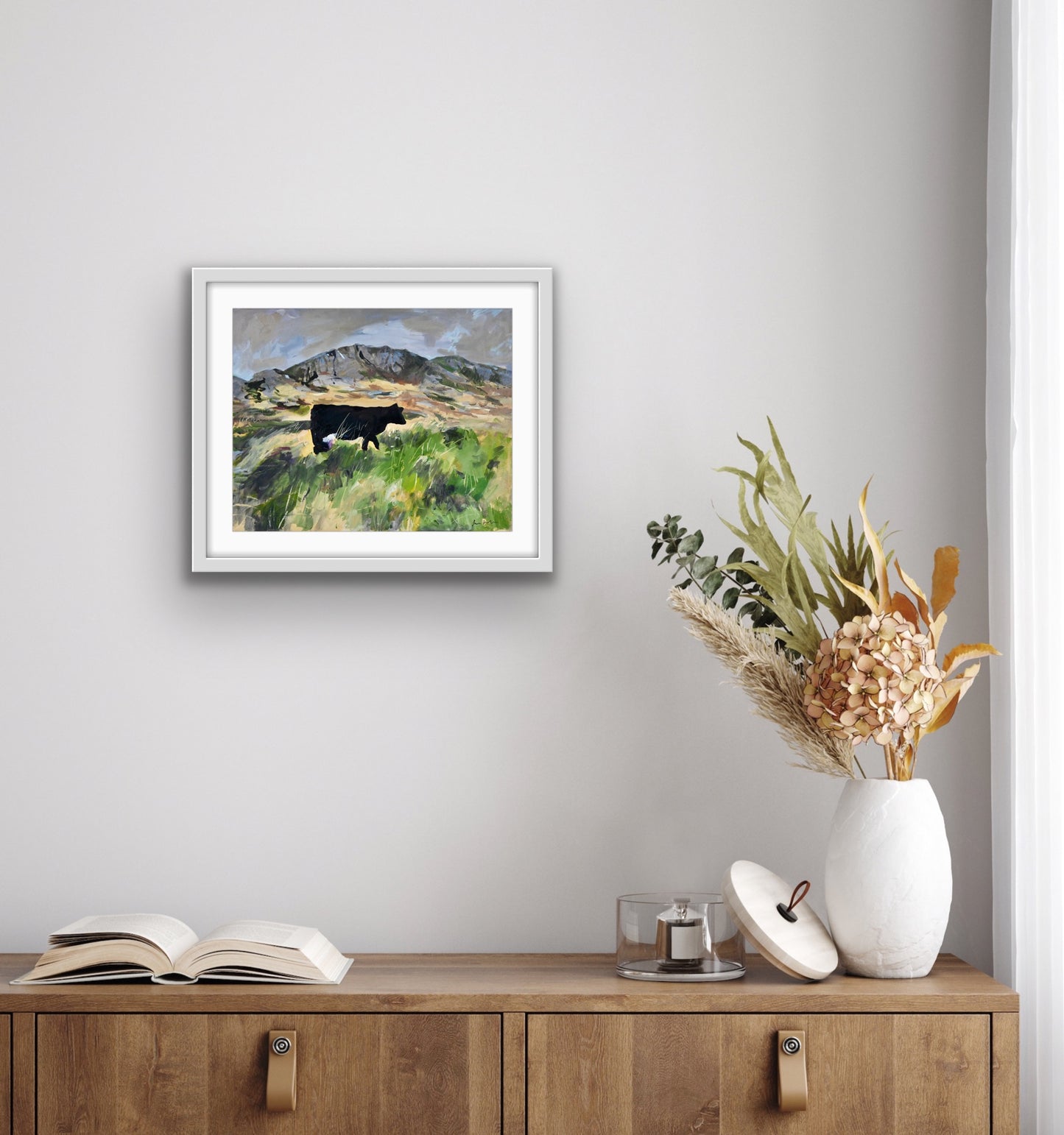 Colonsay Cow, Fine Art Print on Paper