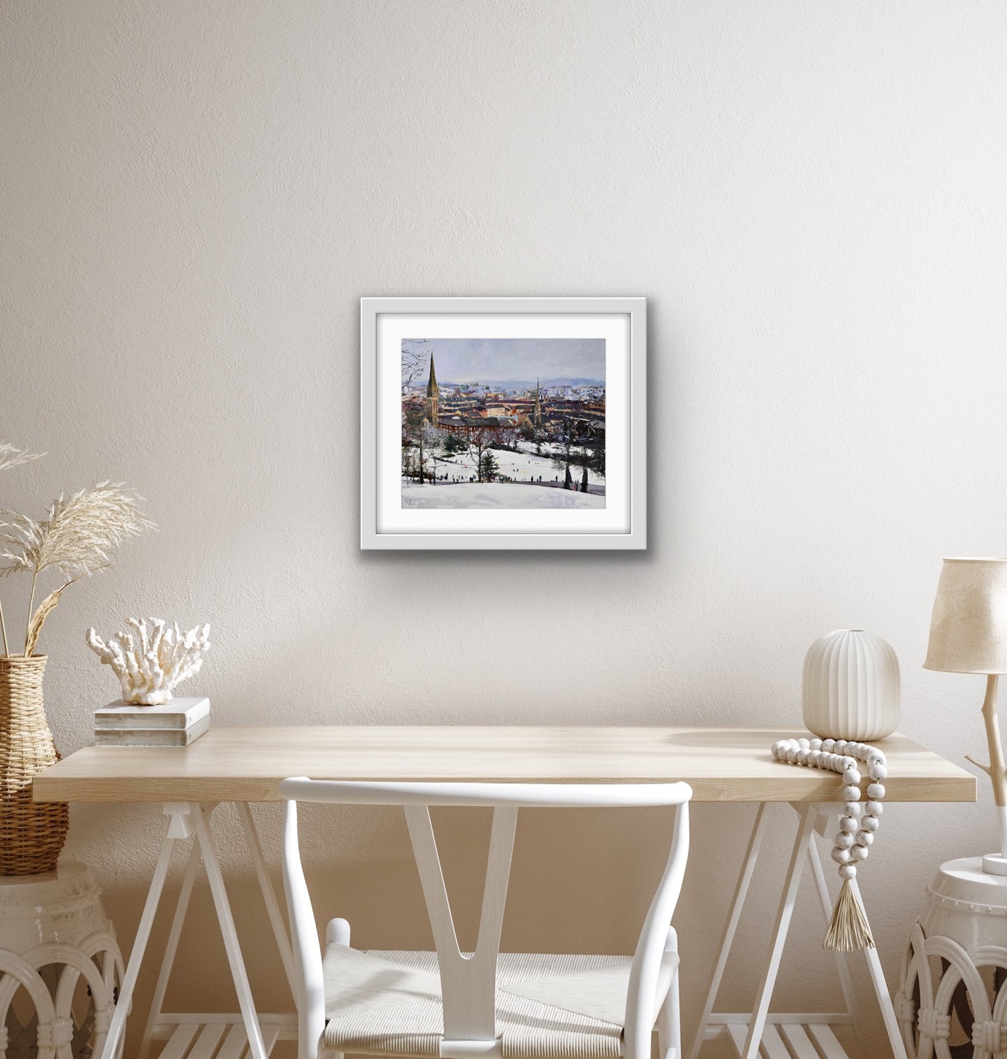 Queens Park In the Snow, Glasgow Park, Fine Art Print