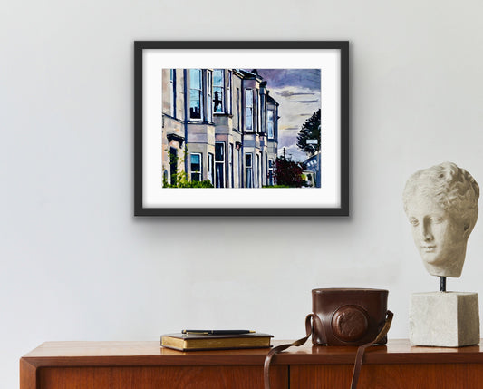 Monkey Puzzle Tree, Glasgow, Fine Art Print on Paper