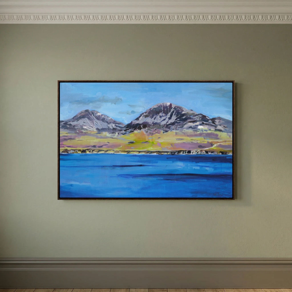 The Paps of Jura, Islay, Fine Art Print on Canvas