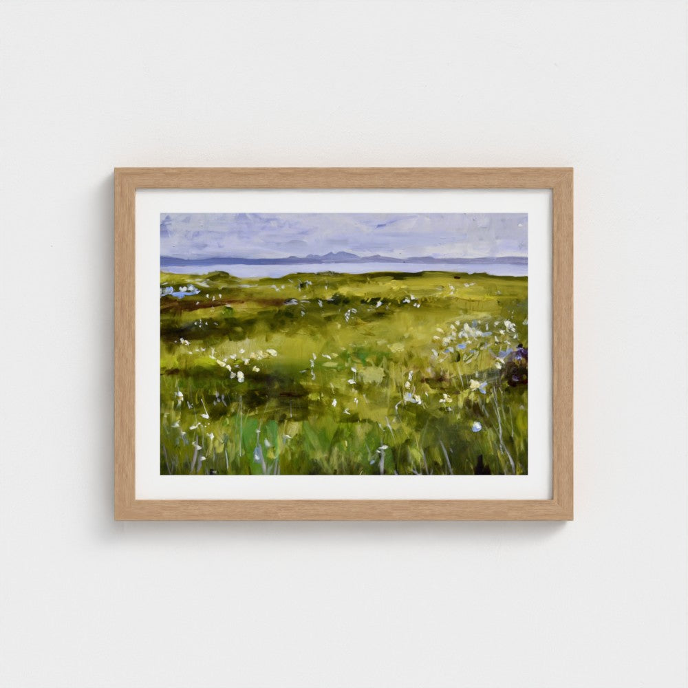 Yellow Machair, Island of Coll | Giclée Fine Art Print on Paper | Hebridean Landscape | Jenny Hunter