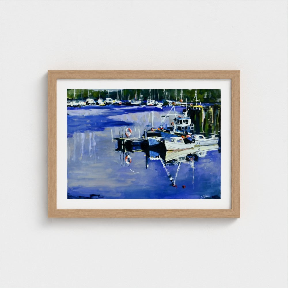 Tarbert Boats, Loch Fyne, West Coast Scotland | Fine Art Print on Paper | Fishing Village Harbour | Jenny Hunter