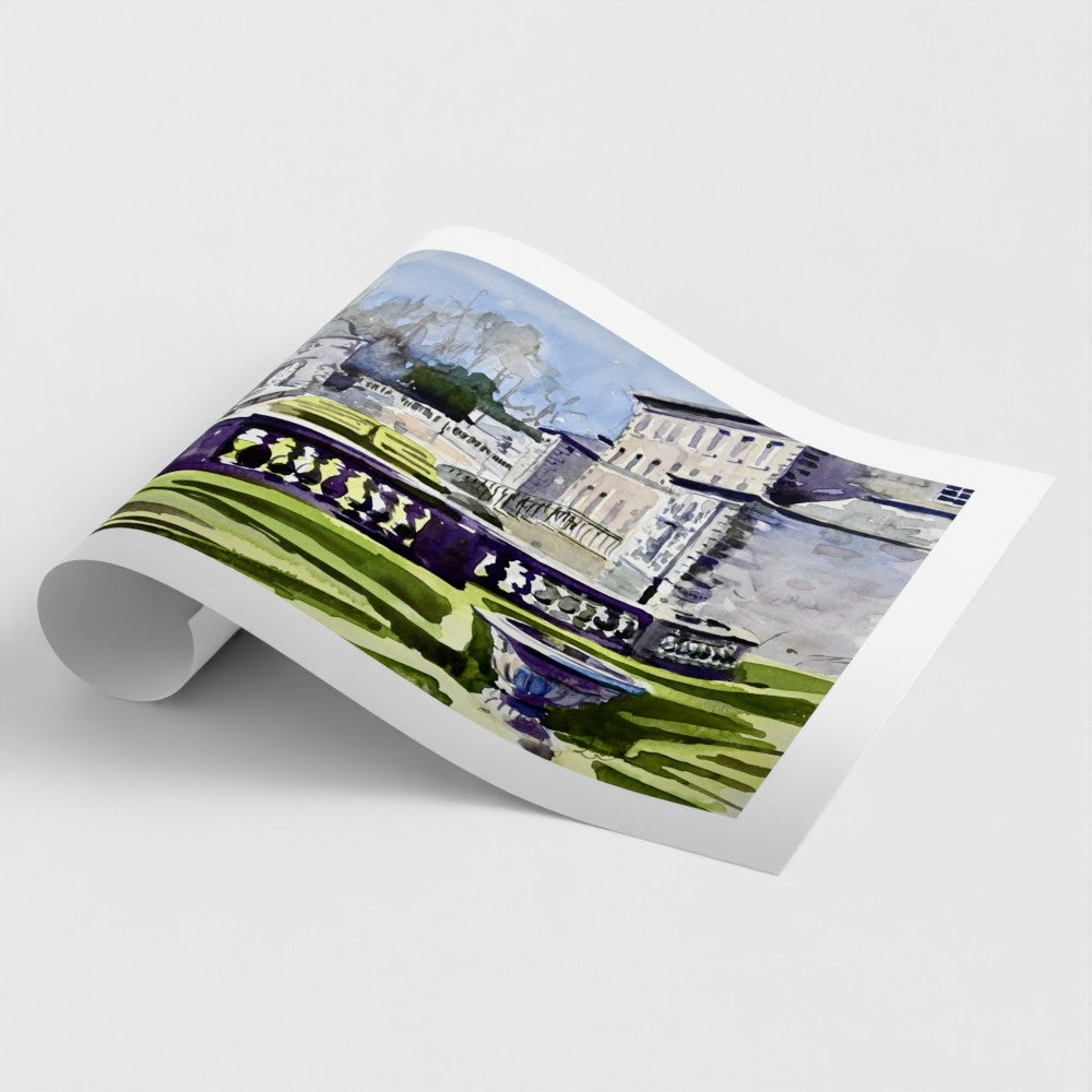 Pollok House, Glasgow | Fine Art Print on Paper | National Trust for Scotland Maze Garden | Jenny Hunter