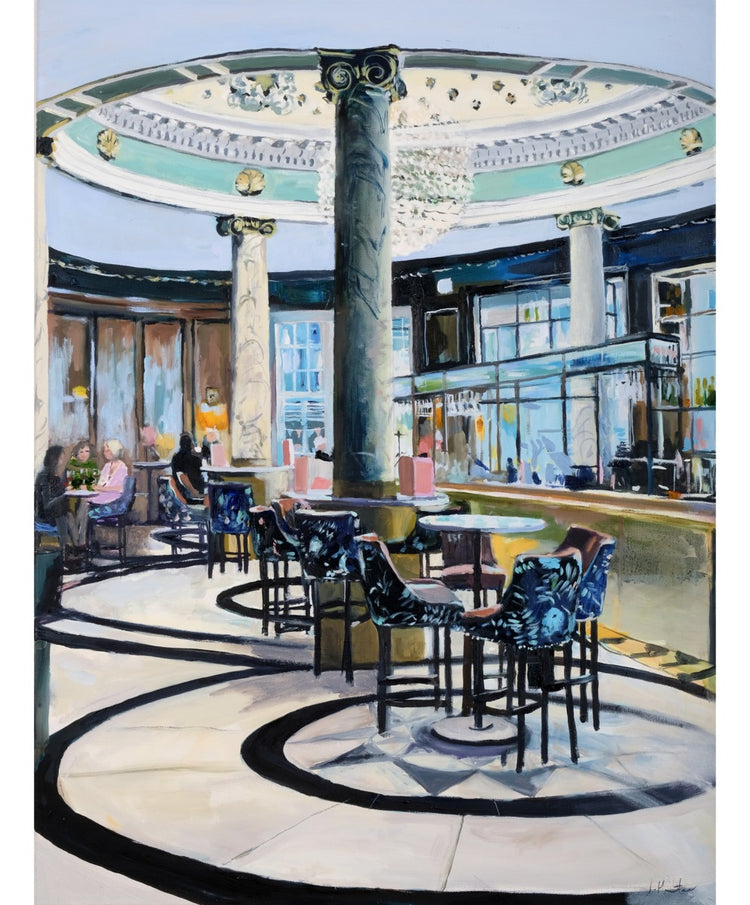 Champagne Bar, Glasgow Central, Fine Art Print on Paper