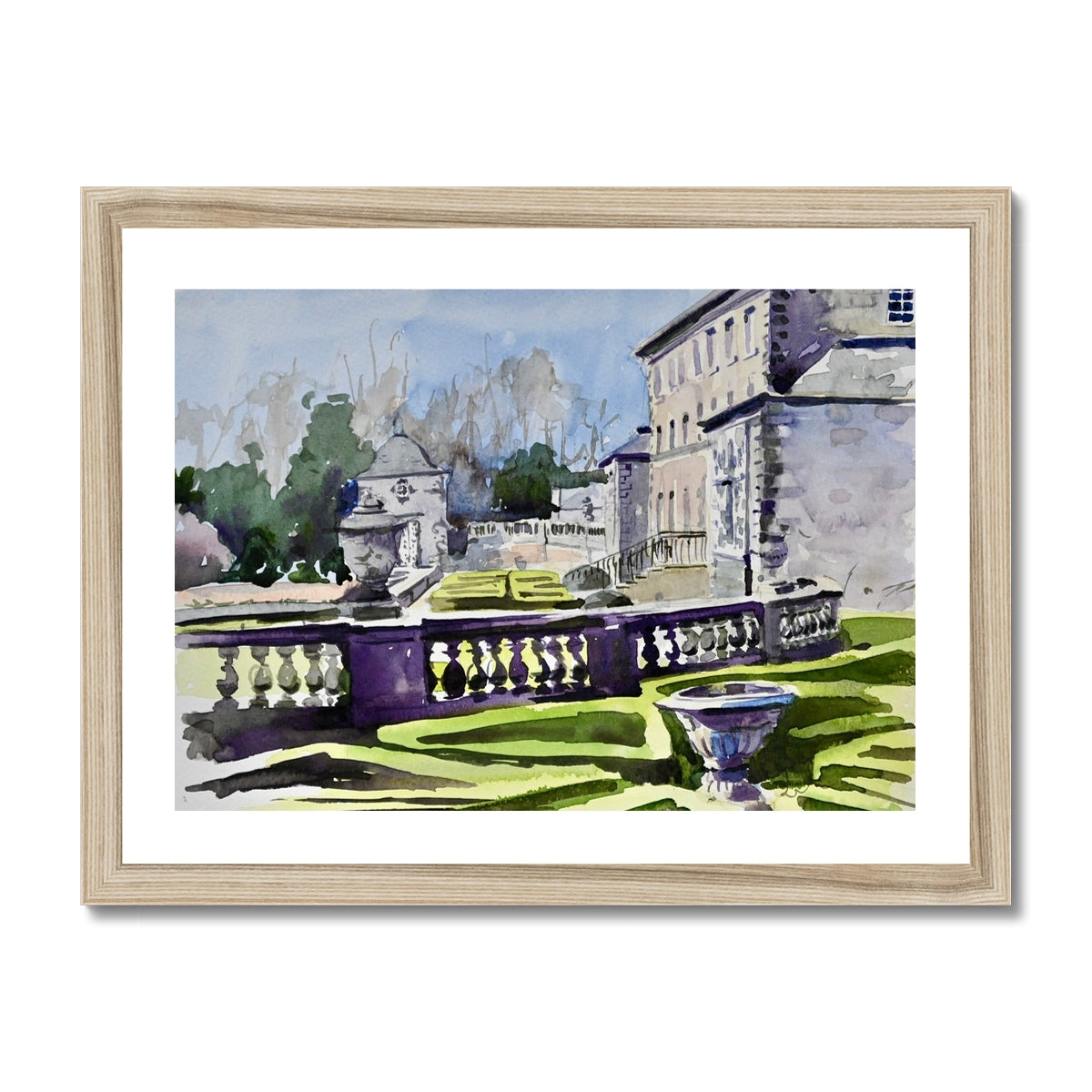 Pollok House and Garden Framed Print