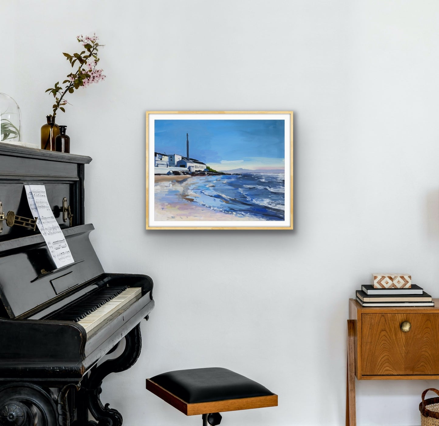 Bowmore Distillery, Isle of Islay, Fine Art Print on Paper