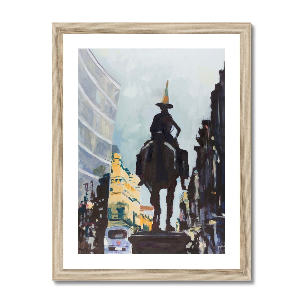 The Duke, Glasgow statue, Fine Art Print on Paper