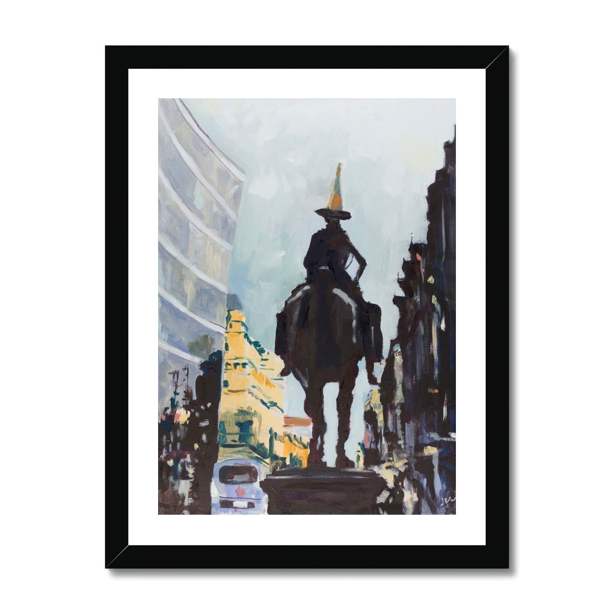 The Duke, Glasgow statue, Fine Art Print on Paper