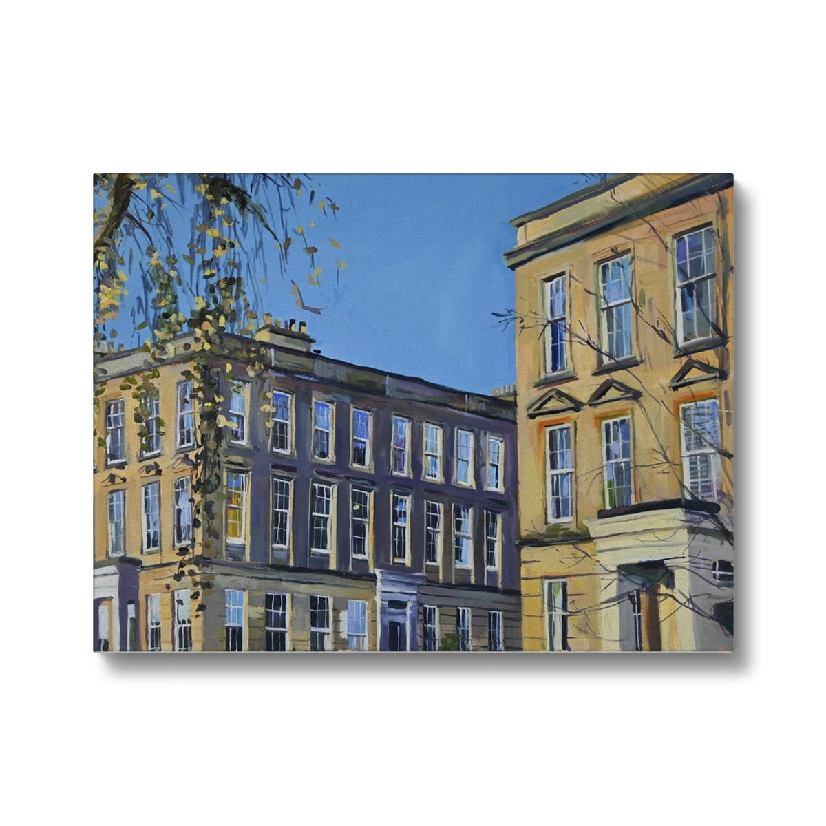 St Vincent Crescent, Finnieston, Glasgow, Fine Art Print on Canvas