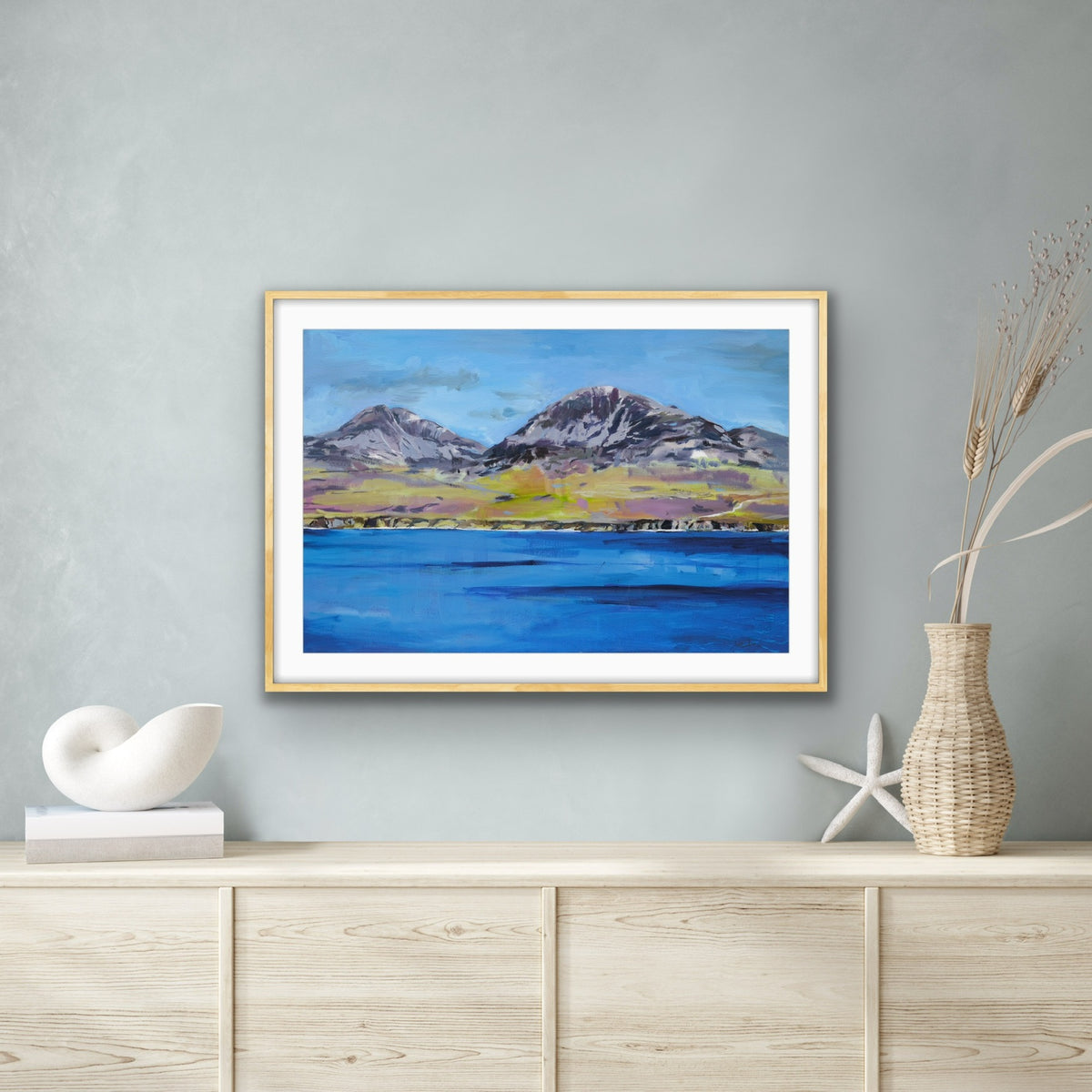 Paps of Jura, Isle of Islay, Fine Art Print on Paper