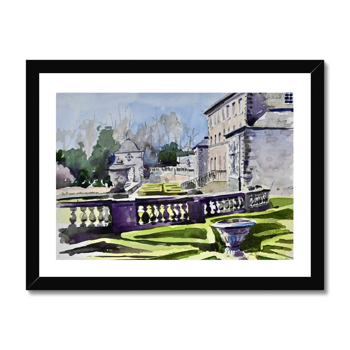 Pollok House and Garden Framed Print