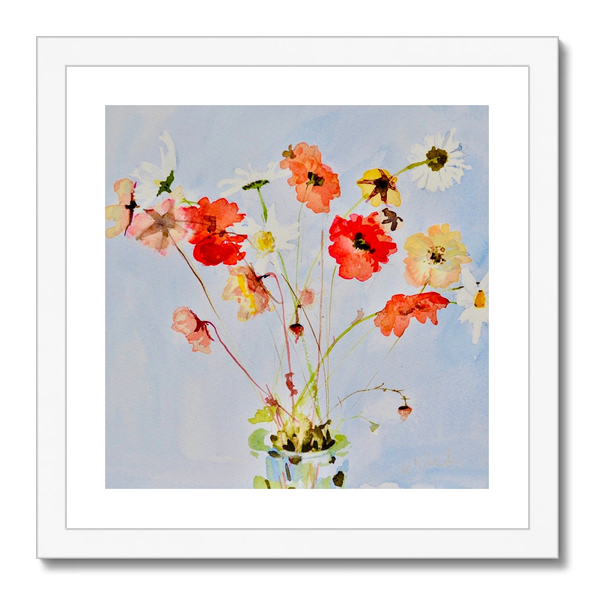 Wild Flowers, Fine Art Print on Paper