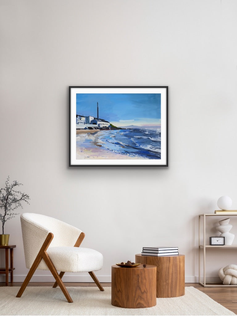 Bowmore Distillery, Isle of Islay, Fine Art Print on Paper