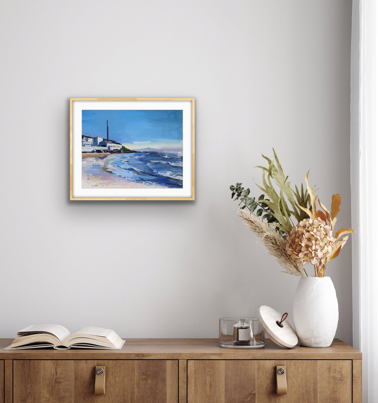 Bowmore Distillery, Isle of Islay, Fine Art Print on Paper