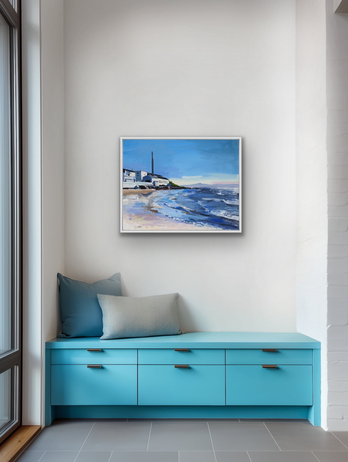 Bowmore Distillery, Isle of Islay, Fine Art Print on Canvas