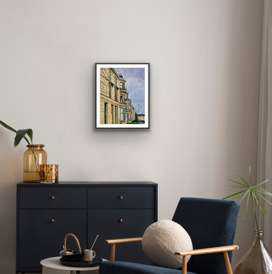 Glencairn Drive, Glasgow, Fine Art Print on Paper