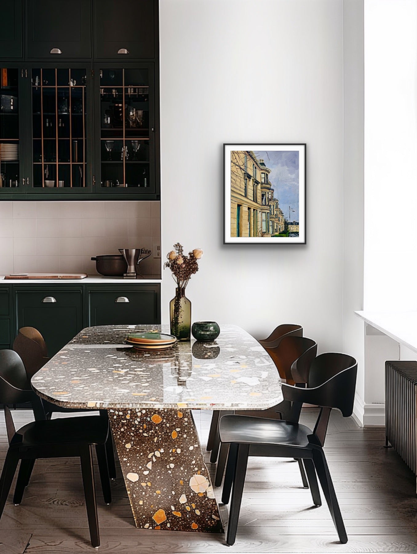 Glencairn Drive, Glasgow, Fine Art Print on Paper