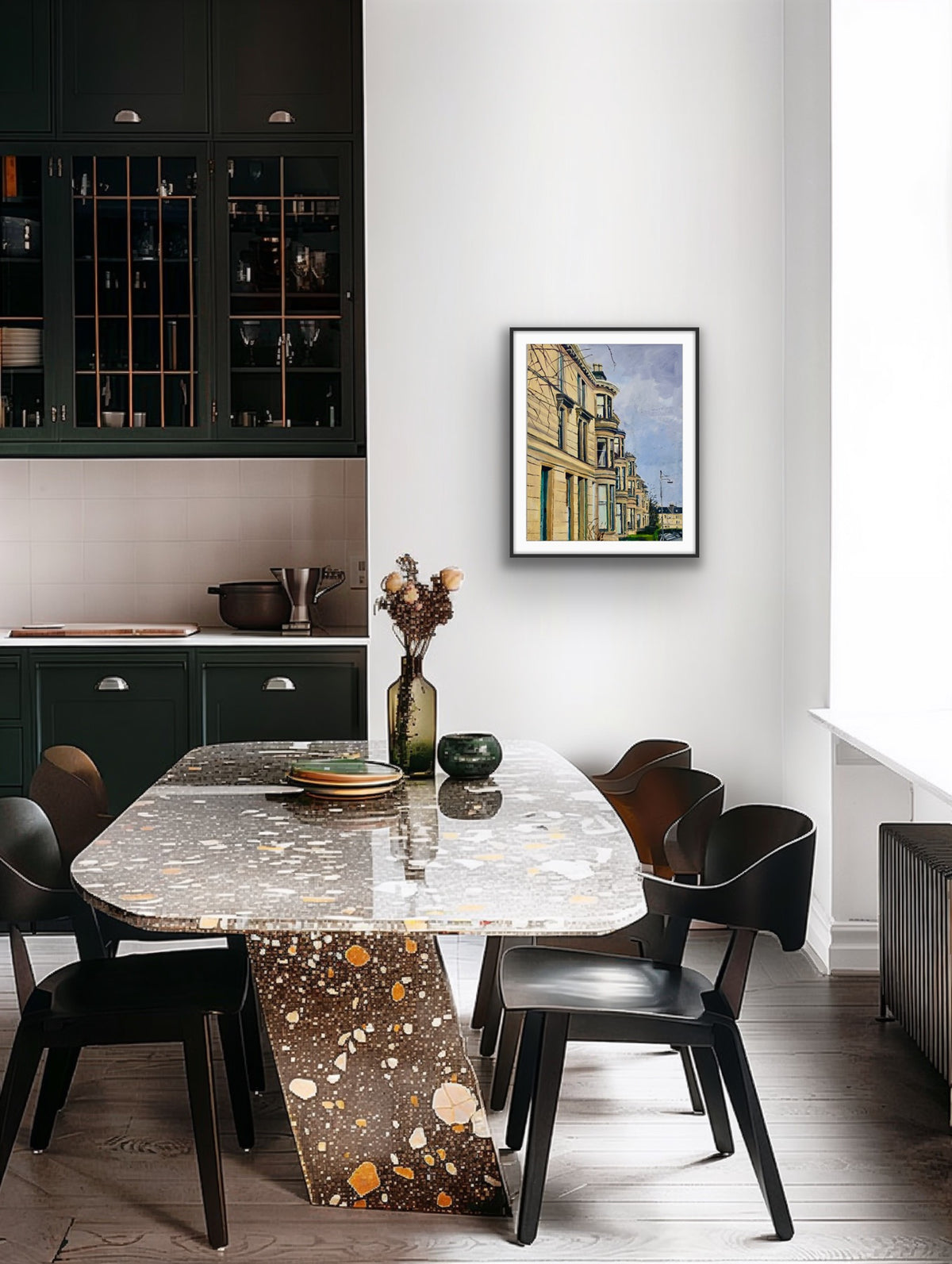 Glencairn Drive, Glasgow, Fine Art Print on Paper