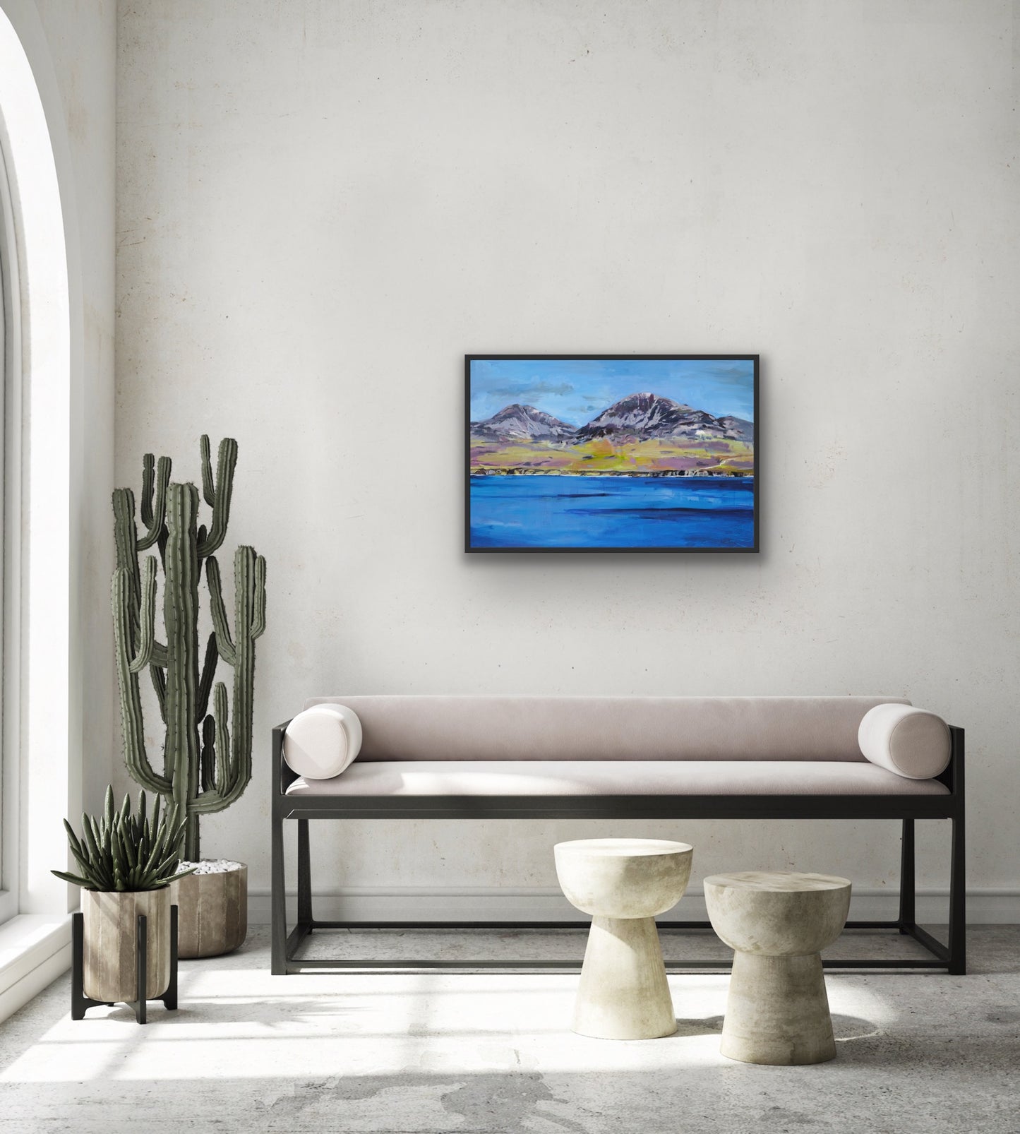 The Paps of Jura, Islay, Fine Art Print on Canvas