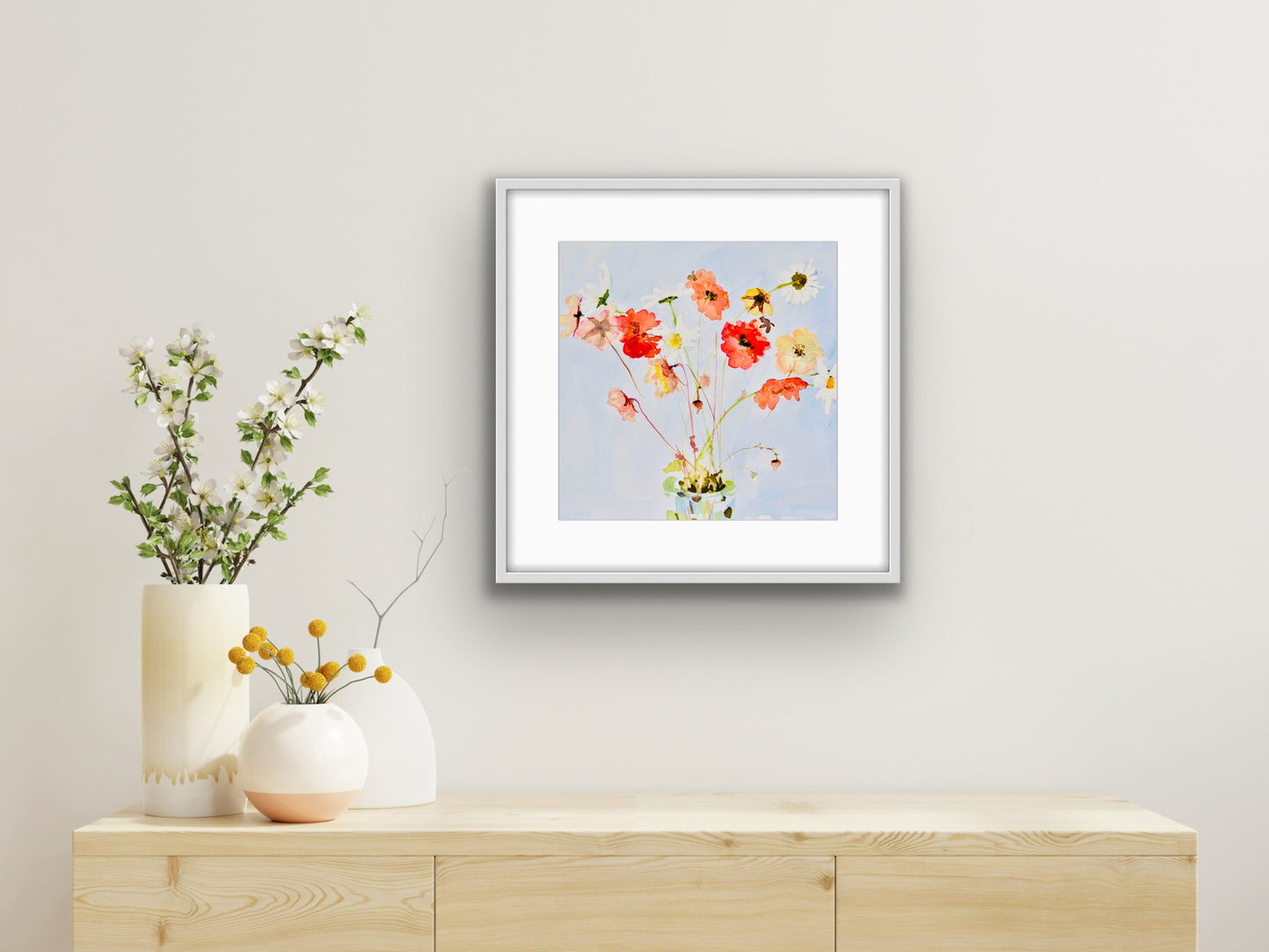 Wild Flowers, Fine Art Print on Paper