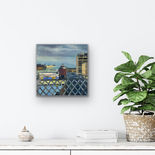 Tradeston, Railway Bridge, Fine Art Canvas Print